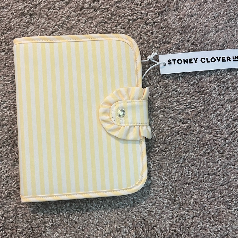 Stoney Clover Lane Ruffle Notebook in Sunflower BNWT
